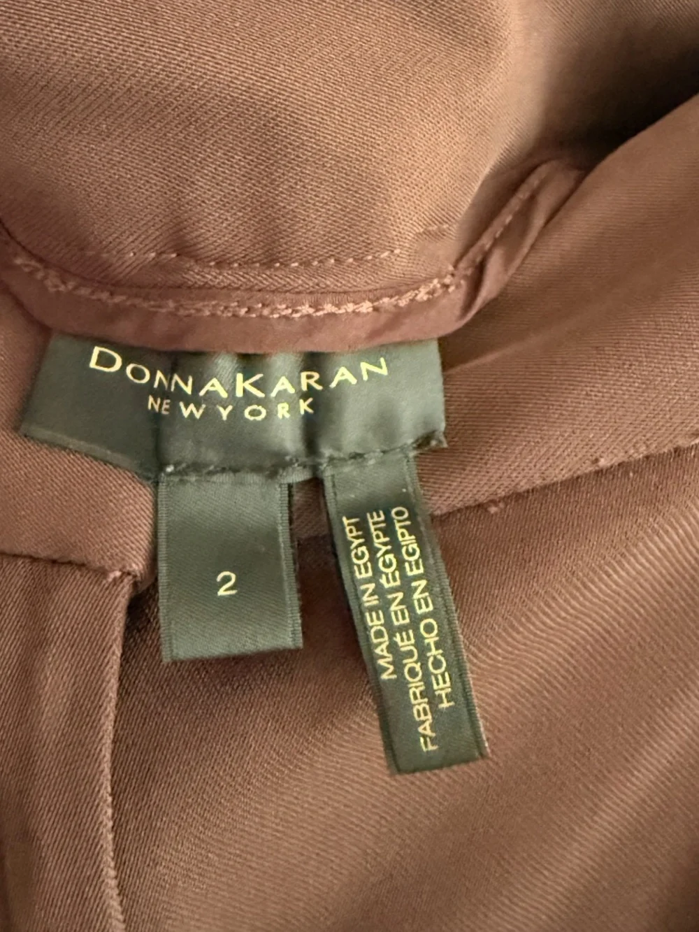 Donna Karan High Rise Wide Leg Pant